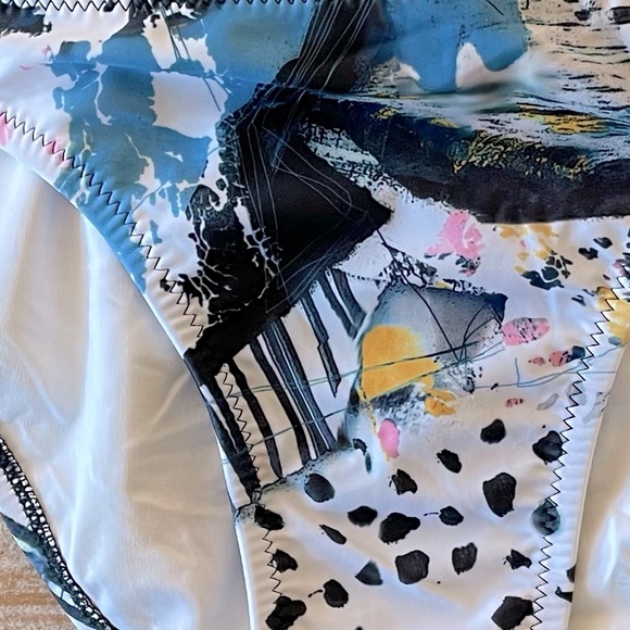 đź‘™VOLCOM Collage Dropout Triangle Top Onlyđź‘™~xl - Picture 8 of 16